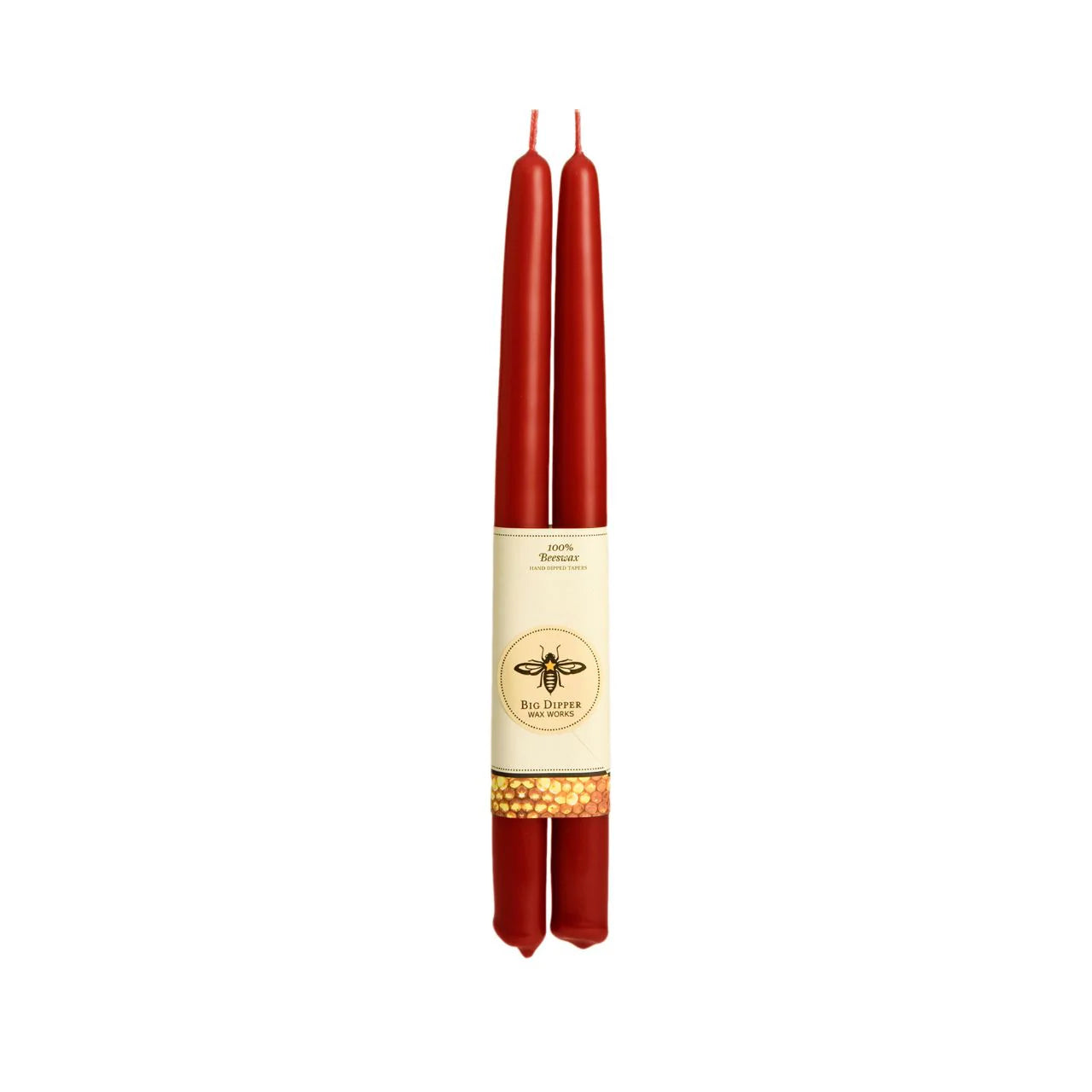 Big Dipper Wax Works Taper Candles - Red